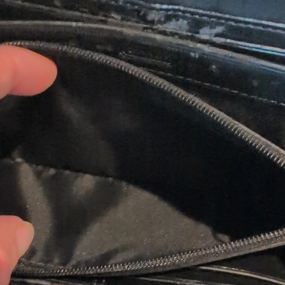 Coach Black Wallet with Silver Bow Accent - Rehab Wallet